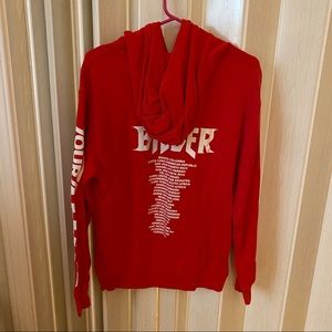 Justin Bieber Tour hoodie